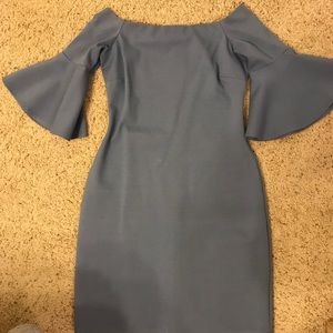 Off the Shoulder Bell Sleeve Dress